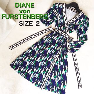 ダイアンフォンファステンバーグ(DIANE von FURSTENBERG)の【infanana様専用】DIANE von FURSTENBERG サイズ2 (ひざ丈ワンピース)