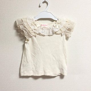 シャーリーテンプル(Shirley Temple)のシャーリーテンプル フリル Tシャツ  100(Tシャツ/カットソー)