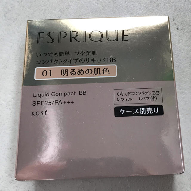 ESPRIQUE(エスプリーク)の新品未使用 g. リキッドコンパクト BB01 コスメ/美容のベースメイク/化粧品(BBクリーム)の商品写真