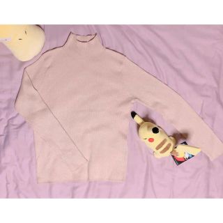 ユニクロ(UNIQLO)のユニクロ  ラメ春ニット半タートルネック(ニット/セーター)