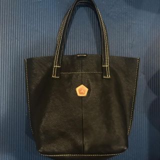 アインソフ(Ain Soph)のain soph アインソフ  ソフトレザー トートバッグ ブラック 黒(トートバッグ)