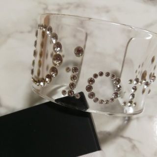 クリスチャンディオール(Christian Dior)のディオール　クリアバングル　中古(ブレスレット/バングル)