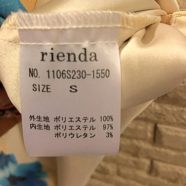 rienda(リエンダ)のrienda リエンダ ワンピース レディースのワンピース(ミニワンピース)の商品写真