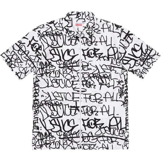 トップスSupreme　ギャルソン　Graphic S/S shirt 白