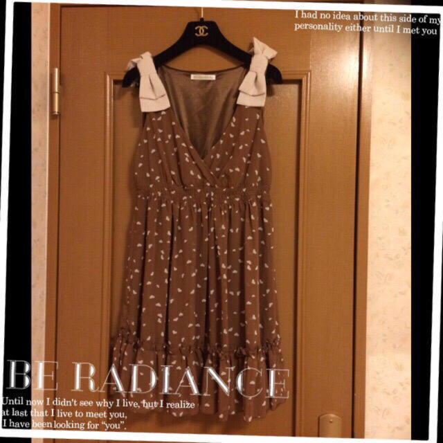 BE RADIANCE(ビーラディエンス)の未使用 BE RADIANCE ♡ハートワンピ♡  レディースのワンピース(ミニワンピース)の商品写真