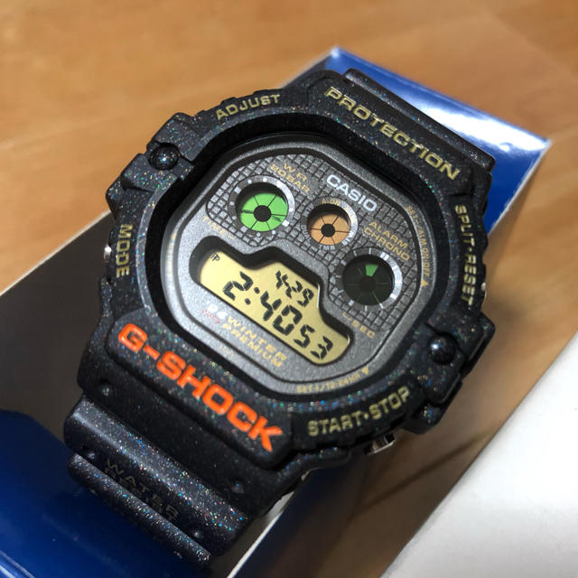超絶 ウィンタープレミアム 三つ目 DW-5950 DW5900 G-SHOCK | フリマアプリ ラクマ G-SHOCK DW5950 ラメ入り ウィンタープレミアム 三つ目 電池交換済
