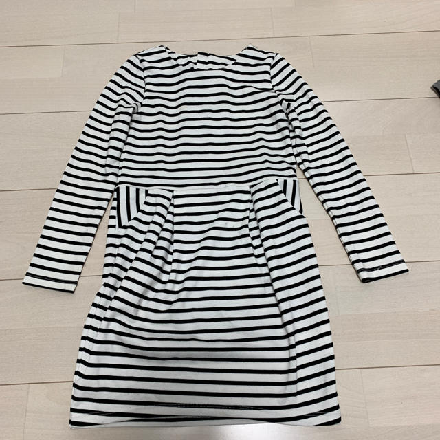 H&H(エイチアンドエイチ)のH&M ボーダーワンピース 120  キッズ/ベビー/マタニティのキッズ服女の子用(90cm~)(ワンピース)の商品写真