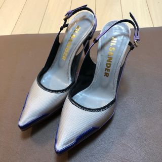 ジルサンダー(Jil Sander)の【リーたん様専用】定価10万 ジルサンダー ヒール ストラップ サンダル(ハイヒール/パンプス)