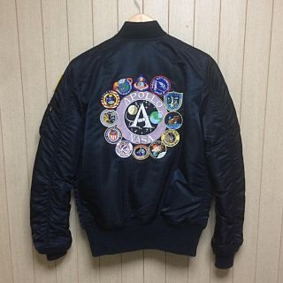 アルファインダストリーズ(ALPHA INDUSTRIES)のAlpha Industries MA-1 NASA刺繍フライトジャケット(フライトジャケット)