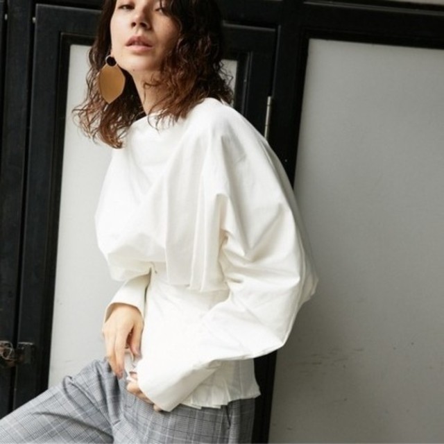 SLY(スライ)のsly tuck dolman balloon tops レディースのトップス(カットソー(長袖/七分))の商品写真