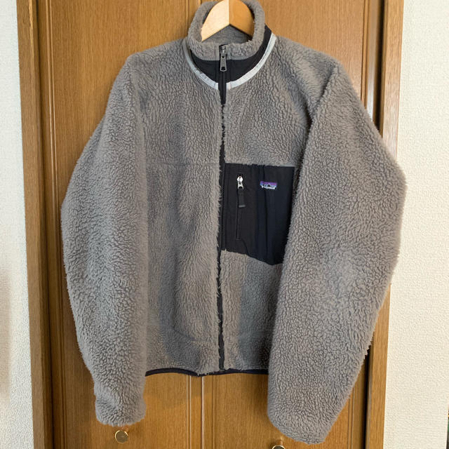 定番 patagonia レトロx フリース グレー ブラック 灰 黒 S