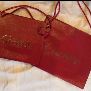 カルティエ(Cartier)のカルティエ 紙袋 2袋(ショップ袋)