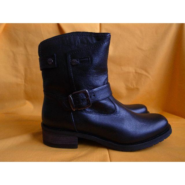 【値下げ！】カルロロセッティ エンジニアブーツ 黒ブラック レディースの靴/シューズ(ブーツ)の商品写真