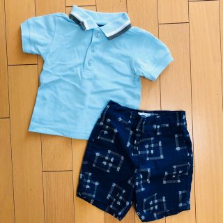 オールドネイビー(Old Navy)の未使用 OLDNAVY ハーフパンツ ポロシャツ セット(パンツ)