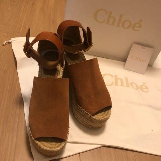 クロエ(Chloe)のchloe ウェッジサンダル(サンダル)