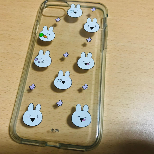 すこぶる動くうさぎ 韓国 iPhoneケース スマホ/家電/カメラのスマホアクセサリー(iPhoneケース)の商品写真