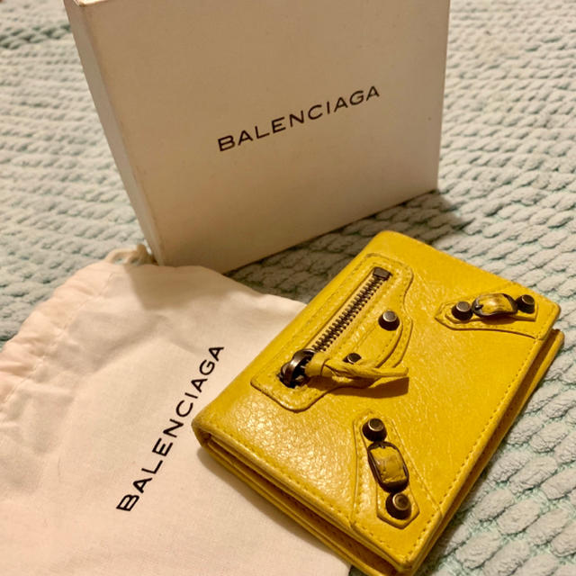 Balenciaga - BALENCIAGA レザー カードケース イエローの通販 by 🌈🌈🌈🌈｜バレンシアガならラクマ