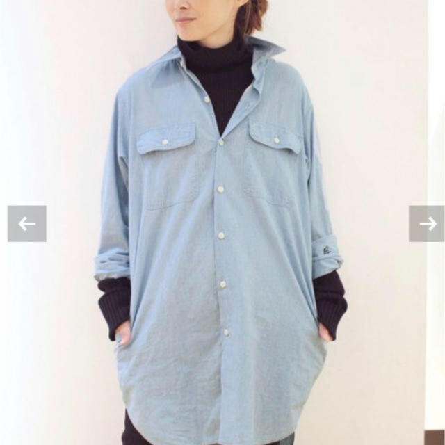 MADISONBLUE(マディソンブルー)のMADISONBLUE HAMPTON ロングシャツ レディースのトップス(シャツ/ブラウス(長袖/七分))の商品写真