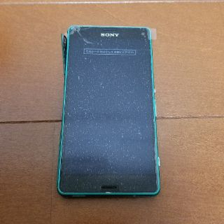 エクスペリア(Xperia)の【ジャンク品】Xperia Z3 compact SO-02G本体 Green(スマートフォン本体)