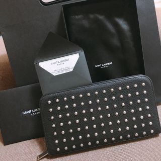 サンローラン(Saint Laurent)のサンローラン 長財布 メンズ スタッズ(長財布)