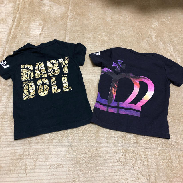 BABYDOLL(ベビードール)のベビド半袖セット 90 キッズ/ベビー/マタニティのキッズ服男の子用(90cm~)(Tシャツ/カットソー)の商品写真