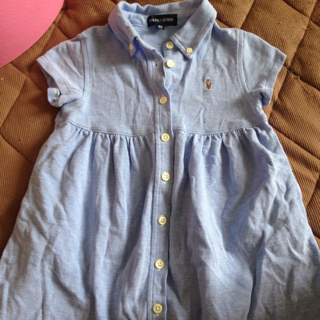 POLO RALPH LAUREN(ポロラルフローレン)のポロワンピ 80 キッズ/ベビー/マタニティのベビー服(~85cm)(ワンピース)の商品写真