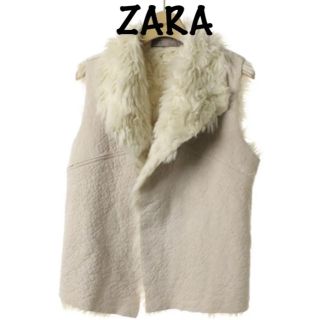 未使用】ZARA ムートンベスト XS-