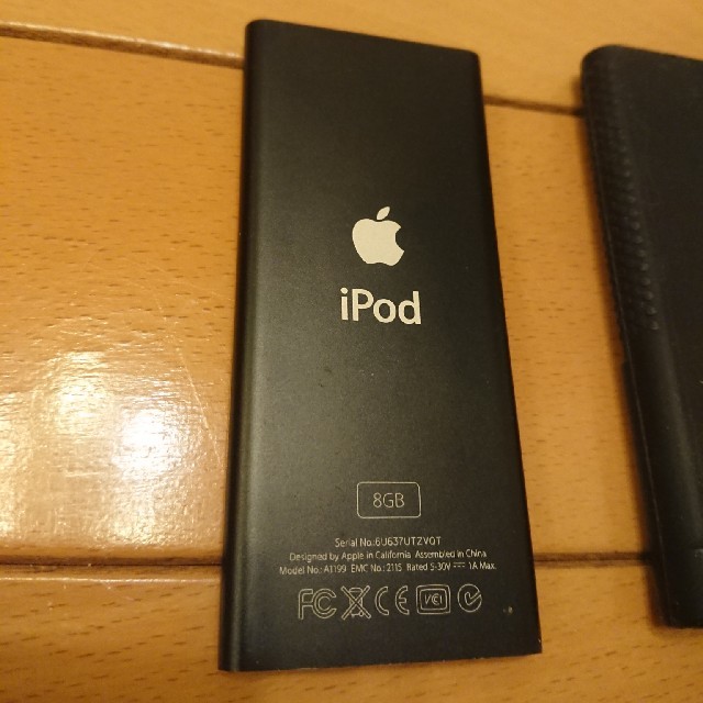 Apple(アップル)の刹那様専用【ジャンク品】iPod nano 8GB 第2世代 ブラック スマホ/家電/カメラのオーディオ機器(ポータブルプレーヤー)の商品写真