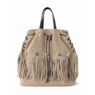 アパルトモンドゥーズィエムクラス(L'Appartement DEUXIEME CLASSE)の新品タグ付 アパルトモン RUST MOOD Fringe Suede Bag(トートバッグ)