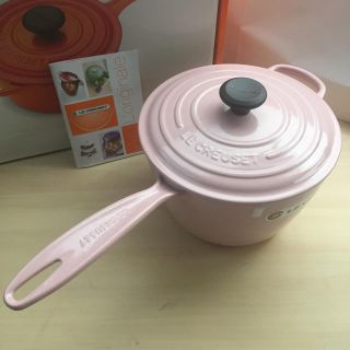 ルクルーゼ(LE CREUSET)のルクルーゼ ソースパン 20cm シフォンピンク  レア(鍋/フライパン)