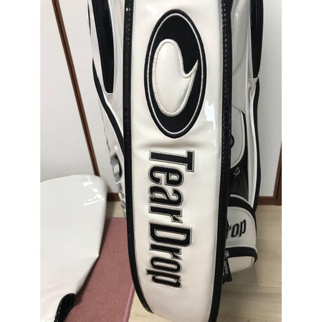 TaylorMade(テーラーメイド)の【ティアドロップ】キャディバック●エナメル●オシャレ●中古美品●USA スポーツ/アウトドアのゴルフ(バッグ)の商品写真