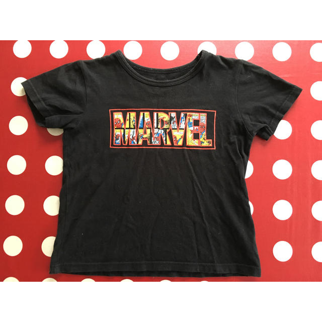 MARVEL(マーベル)のスパイダーマン MARVEL 140 黒 Tシャツ キッズ 男の子  キッズ/ベビー/マタニティのキッズ服男の子用(90cm~)(Tシャツ/カットソー)の商品写真