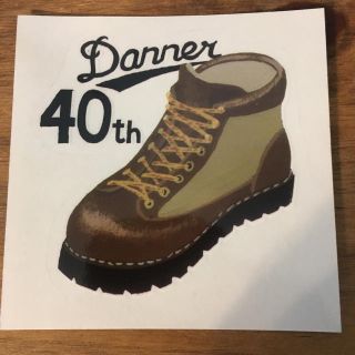 ダナー(Danner)のDanner 40周年 非売品 レア ステッカー ダナー ブーツ  ダナーライト(登山用品)