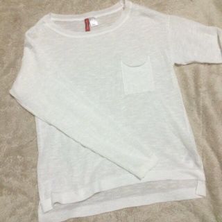 エイチアンドエム(H&M)のH&M ♡ 新品 サマーニット(カットソー(長袖/七分))