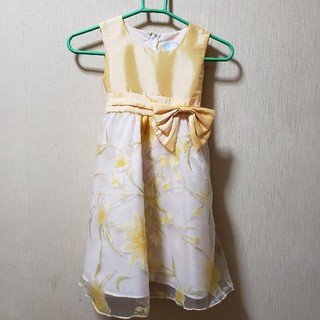 110cm  ドレス  イエロー(ドレス/フォーマル)