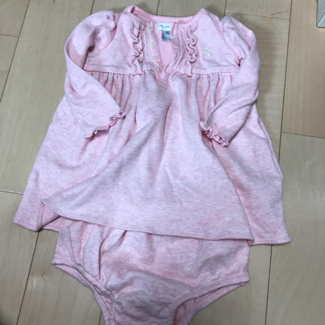 POLO RALPH LAUREN(ポロラルフローレン)のラルフローレン 子供服上下セット キッズ/ベビー/マタニティのベビー服(~85cm)(ワンピース)の商品写真