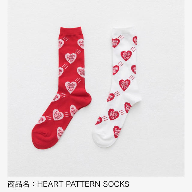 Heart Pattern Socks 京都限定