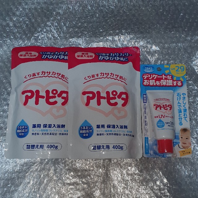 アトピタ 薬用保湿入浴剤 つめかえ用 400g×2 コスメ/美容のボディケア(入浴剤/バスソルト)の商品写真