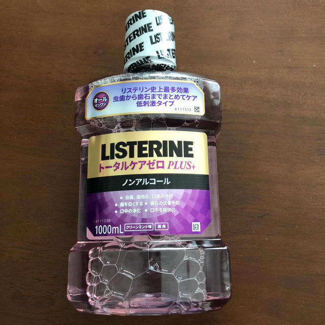 LISTERINE(リステリン)のリステリン トータルケアゼロ plus ノンアルコール コスメ/美容のオーラルケア(マウスウォッシュ/スプレー)の商品写真