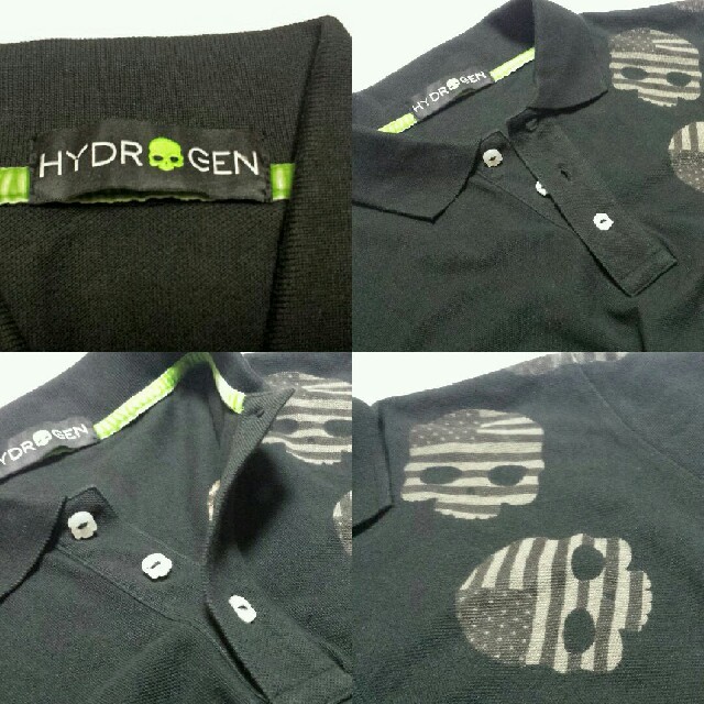 HYDROGEN(ハイドロゲン)の【HYDROGEN】12SS SKULL POLO SHIRT スカルポロシャツ メンズのトップス(ポロシャツ)の商品写真