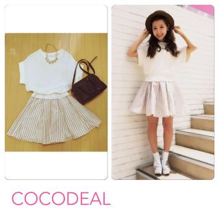 ココディール(COCO DEAL)のCOCODEAL♡半袖ドッキングOP(ミニワンピース)