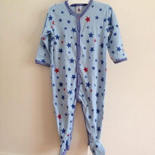 プチバトー(PETIT BATEAU)のプチバトー boy足つきカバーオール(カバーオール)