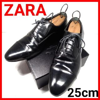 ザラ(ZARA)のZARA ストレートチップ 革靴 25cm(ローファー/革靴)