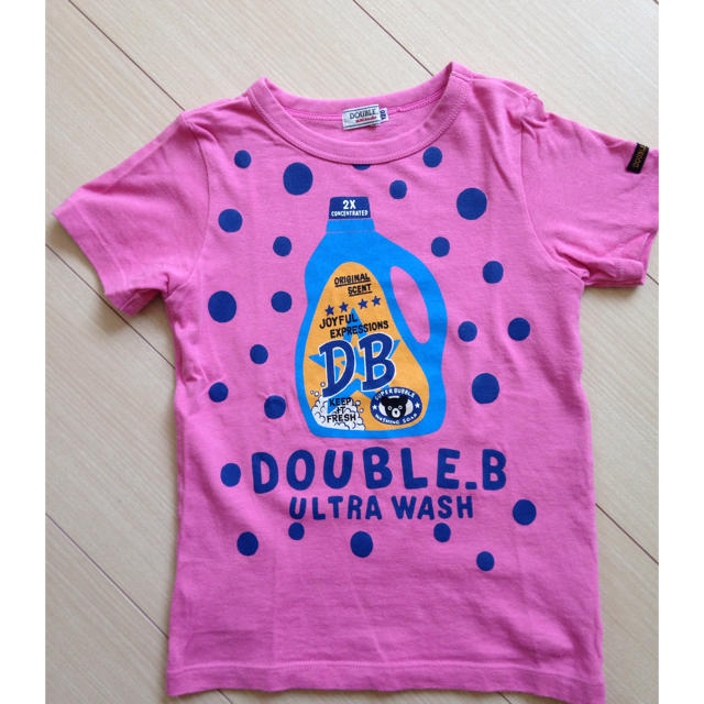 DOUBLE.B(ダブルビー)の美品 double B 120cm Ｔシャツ キッズ/ベビー/マタニティのキッズ服女の子用(90cm~)(Tシャツ/カットソー)の商品写真