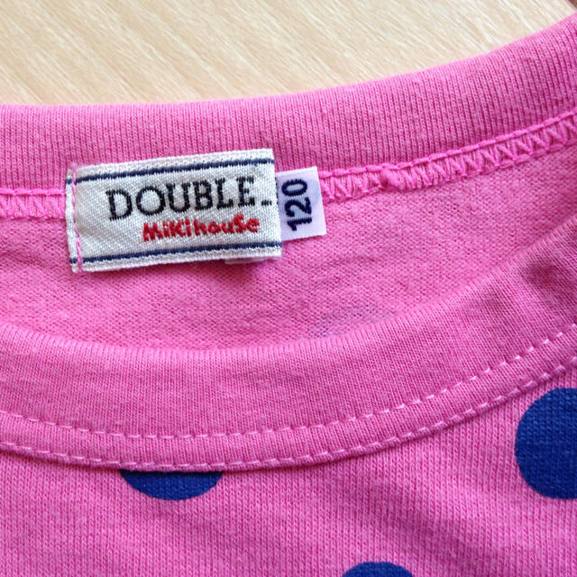DOUBLE.B(ダブルビー)の美品 double B 120cm Ｔシャツ キッズ/ベビー/マタニティのキッズ服女の子用(90cm~)(Tシャツ/カットソー)の商品写真