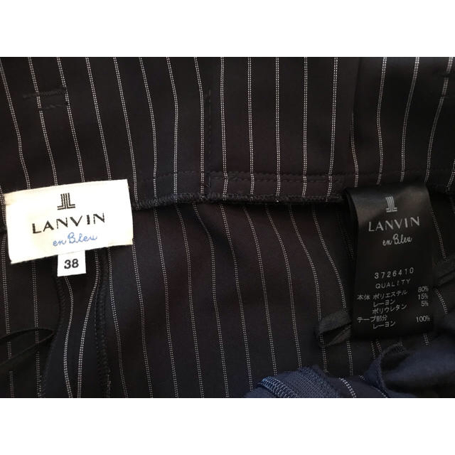 LANVIN en Bleu(ランバンオンブルー)のランバンオンブルー ハイウエストガウチョパンツ レディースのパンツ(カジュアルパンツ)の商品写真