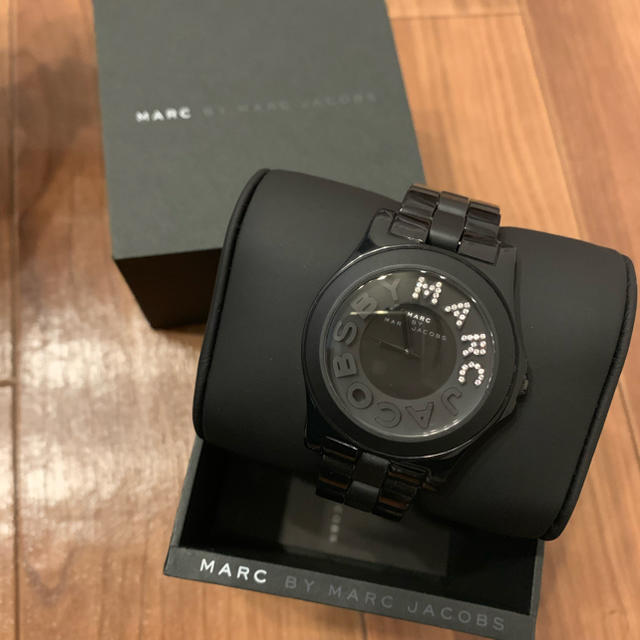 MARC BY MARC JACOBS(マークバイマークジェイコブス)のMARC BY♡腕時計♡美品ブラック メンズの時計(腕時計(アナログ))の商品写真