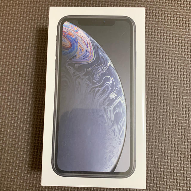 新品 iPhoneXR 64GB BLACK SIMフリー au版 ブラック 黒