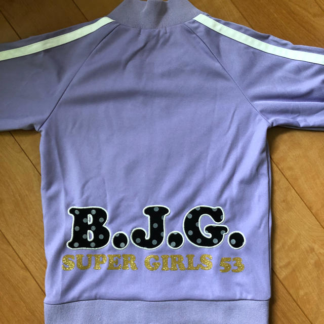 BijouxGirl BJG ジャージ上下 パープル 130 キッズ/ベビー/マタニティのキッズ服女の子用(90cm~)(Tシャツ/カットソー)の商品写真