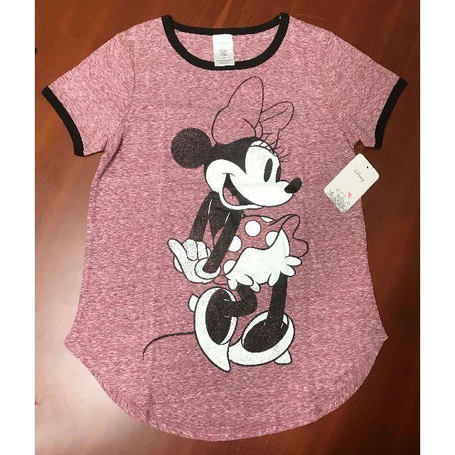 Disney(ディズニー)の新品 ★ ミニー 半袖 Tシャツ Lサイズ ビンテージ風 レディース COY レディースのトップス(Tシャツ(半袖/袖なし))の商品写真